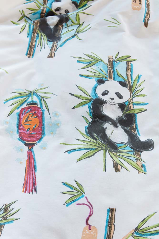 Panda Dream Multi Cotton Quilt Cover Set - Picture 5 of 6