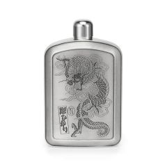 Royal Selangor Ortis Dragon Hip Flask (15cl) (LE) - New