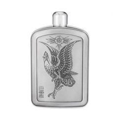 Royal Selangor Taco Joe Eagle Hip Flask (15cl) (LE) - New