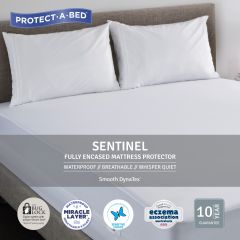 Protect-A-Bed Sentinel Mattress Encasement Waterproof Sleep Protector