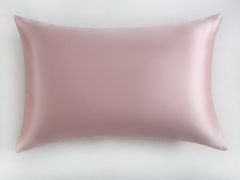 Luxe Bedding 6A Grade 100% Mulberry Silk ZIPPERED KING Pillowcase Pink