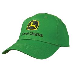 John Deere Men/Unisex One Size Logo "Nothing Runs Like a Deere" Cap/Hat Green