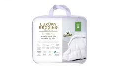 The Luxury Bedding Company 80/20 White Goose & Feather Down Quilt