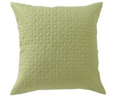 Bianca Vivid Coordinates Herbal Green Quilted European Pillowcase