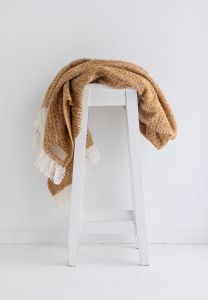 Masterweave Windermere Wool Twill Throw-Mustard