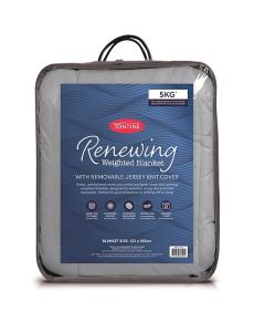 Tontine Renewing Weighted Jersey Blanket 5.4kg Grey