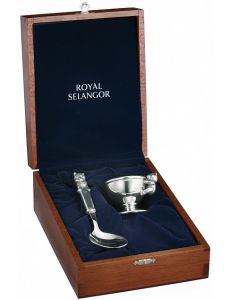 Royal Selangor Egg Cup & Spoon Set - Gift Box