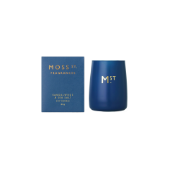 Moss St. Fragrances Sandalwood & Sea Salt - Mini Soy Candle 80g