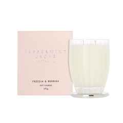 Peppermint Grove Australia Freesia & Berries - Large Soy Candle 370g