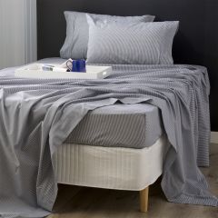 Park Avenue 175 GSM Egyptian Cotton Flannelette Sheet Set Striped