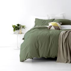 Park Avenue 100 % cotton European Vintage washed Quilt Cover set