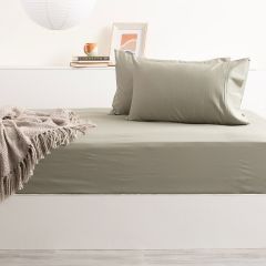 Park Avenue 500 Thread Count Bamboo Cotton Fitted Sheet Combo Jade