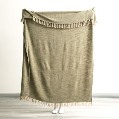 Renee Taylor Surrey Chevron Yarn-Dyed Throw 130 x 170 cms
