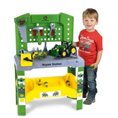 John Deere  Kids 75pc Tool Workshop Repair Station 3+