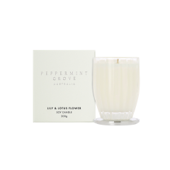 Peppermint Grove Australia Lily & Lotus Flower - Medium Soy Candle 200g