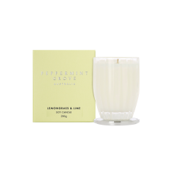 Peppermint Grove Australia Lemongrass & Lime - Medium Soy Candle 200g