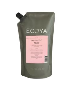 ECOYA Sweet Pea & Jasmine Hand & Body Wash Refill