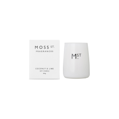Moss St. Fragrances Coconut & Lime - Mini Soy Candle 80g