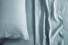 Sheridan Abbotson Belgian Linen Standard Pillowcase Pair Pewter