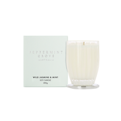 Peppermint Grove Australia Wild Jasmine & Mint - Medium Soy Candle 200g