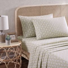 Tommy Bahama Aloha Pineapple Sheet Set Sage