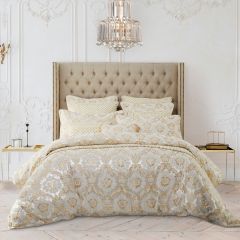 Davinci Arison Quilt Cover Set Gold