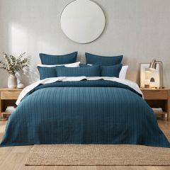 Bianca Ashcombe Bedspread Set Blue