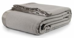 Jason 400GSM 100% Australian Washable Wool Blanket Silver