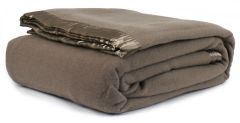 Jason 400GSM 100% Australian Washable Wool Blanket Taupe
