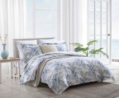 Tommy Bahama Bakers Bluff Printed Quilt Cover Set-Blue