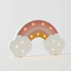 Jiggle & Giggle Kids Wooden Night Light- Rainbow