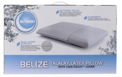 Bambi Belize Luxurious Talalay Latex Medium Profile Pillow