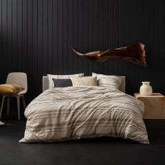 KAS Bexley Quilt Cover Set Natural