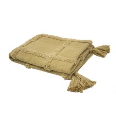 Bambury Percy Flax Throw Rug|Cushion