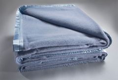 Bianca Australian Wool Blanket 480GSM STEEL BLUE