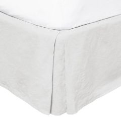 Bambury French Flax Linen Valance-Ivory