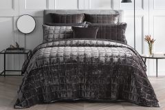 SHERIDAN Canfield Bed Cover Charcoal