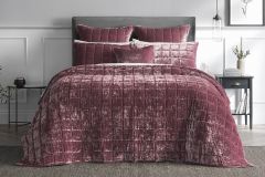 SHERIDAN Canfield Bed Cover Rosewood