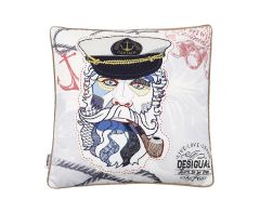 Desigual Blue Summer Captain Cushion 45 x 45cm