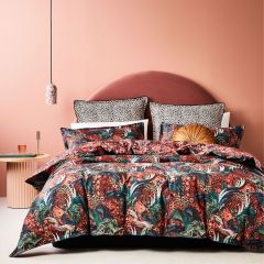 Logan & Mason Casablanca Quilt Cover Set Red