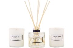 Sheridan Cashmere Mini Room Diffuser & Two Mini Room Candles Gift Set