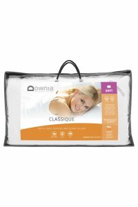 Downia CLASSIQUE white duck down & feather pillow (SOFT)