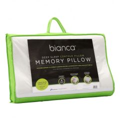 Bianca Deep Sleep Memory Foam Dual Contour Profile & Medium Feel Pillow 