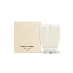 Peppermint Grove Australia Burnt Fig & Pear - Medium Soy Candle 200g