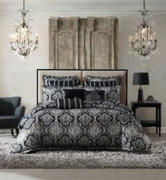 Davinci Chamonix Quilt Cover Set Silver