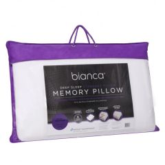 Bianca Deep Sleep Standard Memory Foam Pillow Low Profile