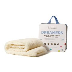 MiniJumbuk Dreamers Wool Fleece Mattress Topper for Kids