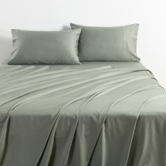 Luxe Bedding Bamboo Cotton 400TC Sheet Set Eucalyptus