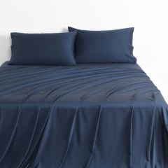 Luxe Bedding Bamboo Cotton 400TC Sheet Set Midnight