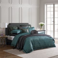 Davinci Valencia Quilt Cover Set Emerald